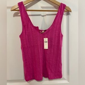 Anthropologie - Pilcro Sustainable Notched Tank